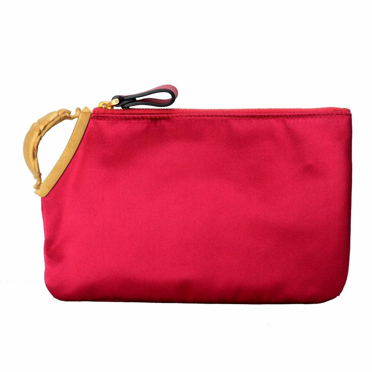 Valentino Garavani Women`s Fuchia Pink Griffin Finger Clutch Bag