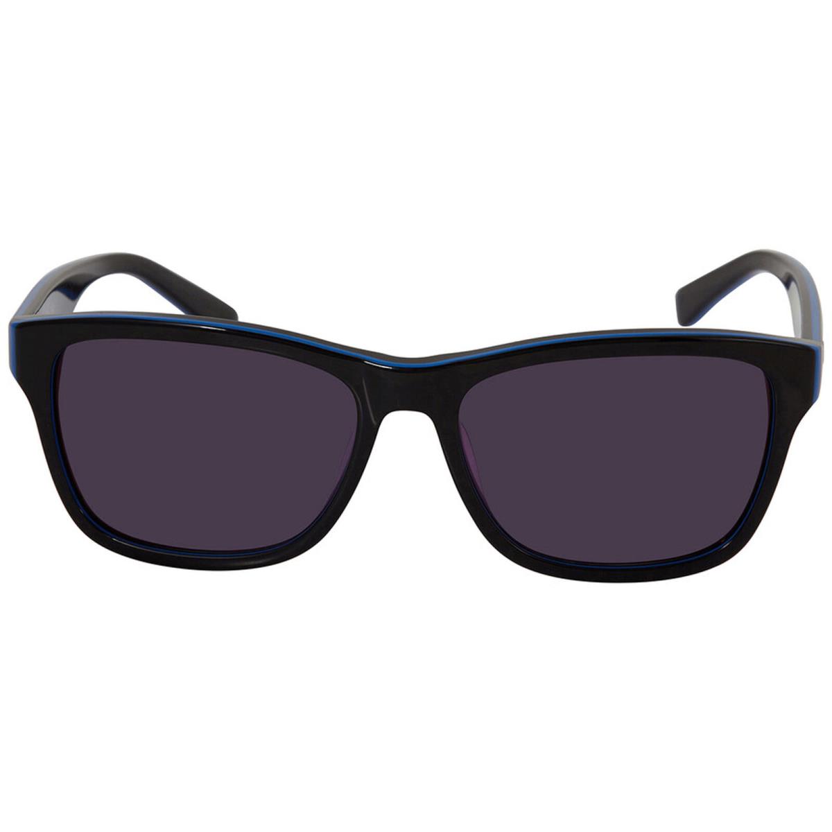 Lacoste Unisex Sunglasses Purple Lens Black and Blue Acetate Frame L683S 006
