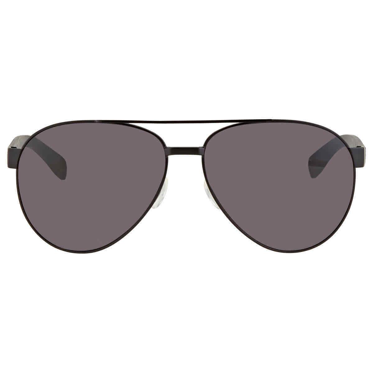 Lacoste Grey Pilot Unisex Sunglasses L185S 001 60 L185S 001 60 - Frame: Black, Lens: Gray