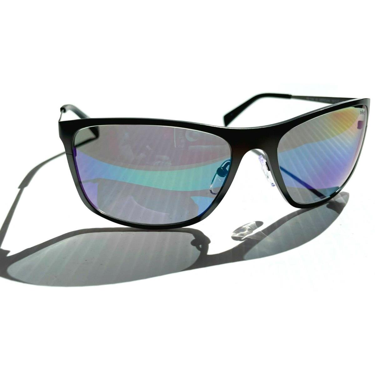 Revo sunglasses Meridian - Satin Gunmetal Frame, Grey Lens