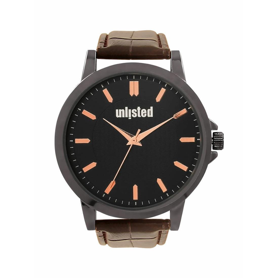 Unlisted by Kenneth Cole Autumn-winter 20 Analog Black Dial Men`s Watch-10032063