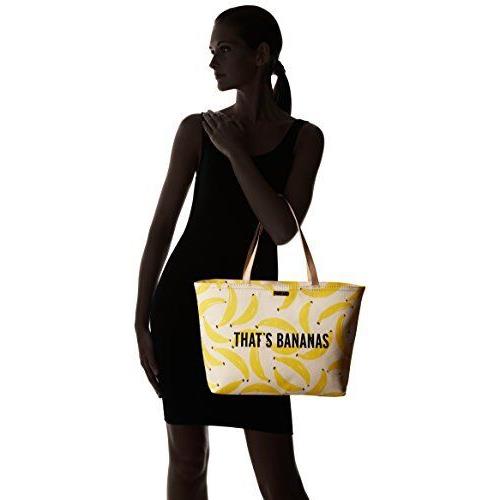 Kate Spade Flights of Fancy That`s Bananas Francis Travel Bag Tote Handbag  | 010407781457 - Kate Spade bag - YELLOW MULTI Exterior | Fash Direct