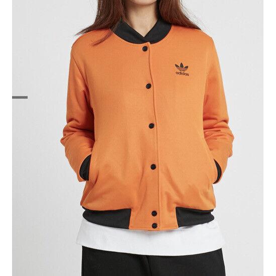 adidas orange bomber jacket