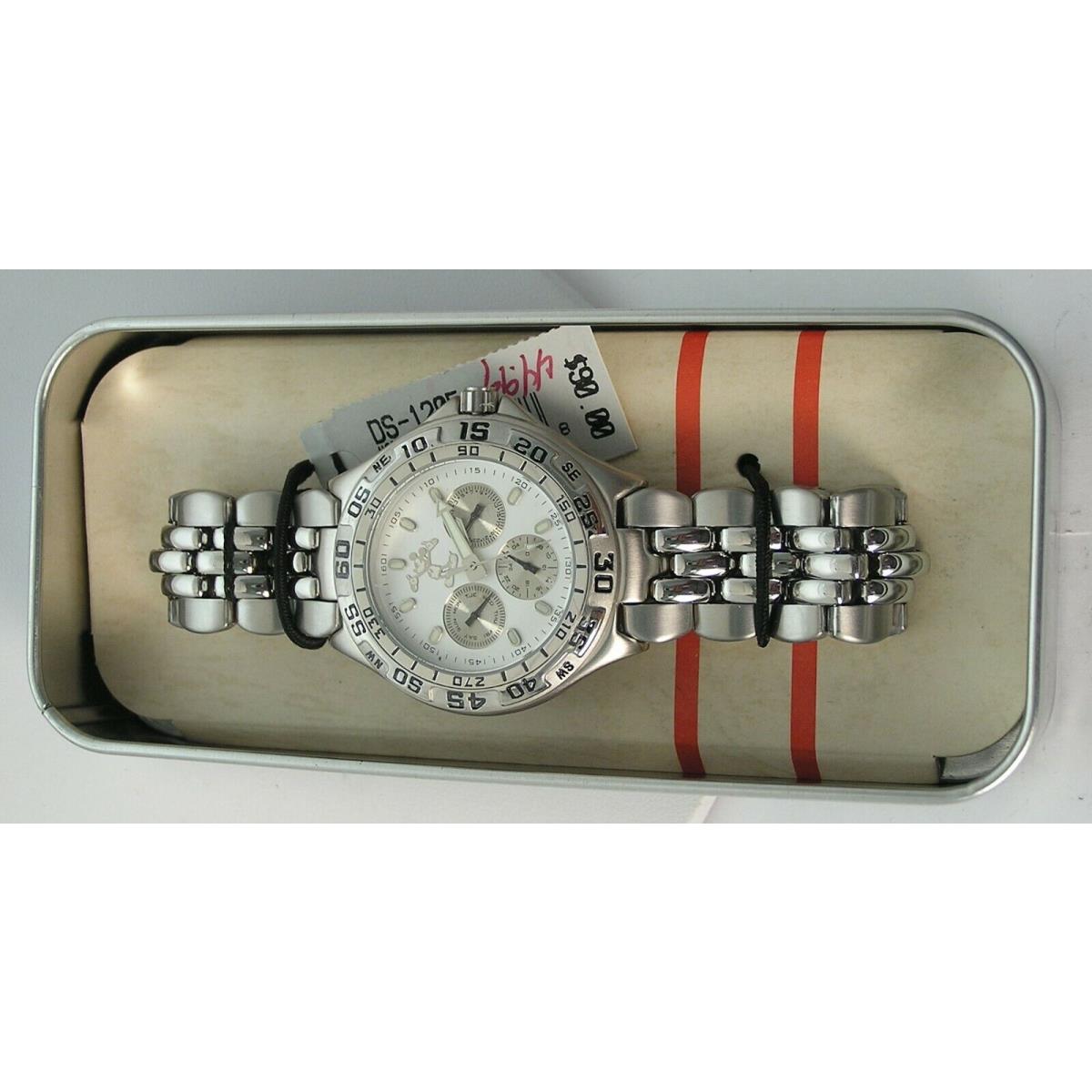 Walt Disney Co. Vintage Nos Unworn Fossil Mickey Mouse Multi-function Watch