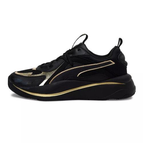 Puma Rs-curve Glow Women s Size 6 Sneakers Running Shoes Black Trainers 404