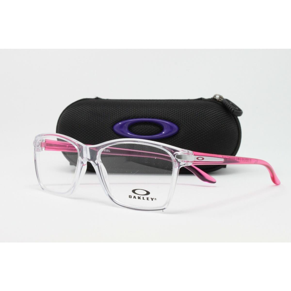 Oakley Cartwheel OY8010 01 Polish Clear Pink Youth Eyeglasses 51mm