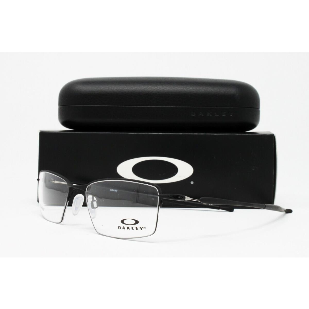 Oakley Optical Lizard OX5113 01 Satin Black Eyeglasses 54mm Titanium Frames