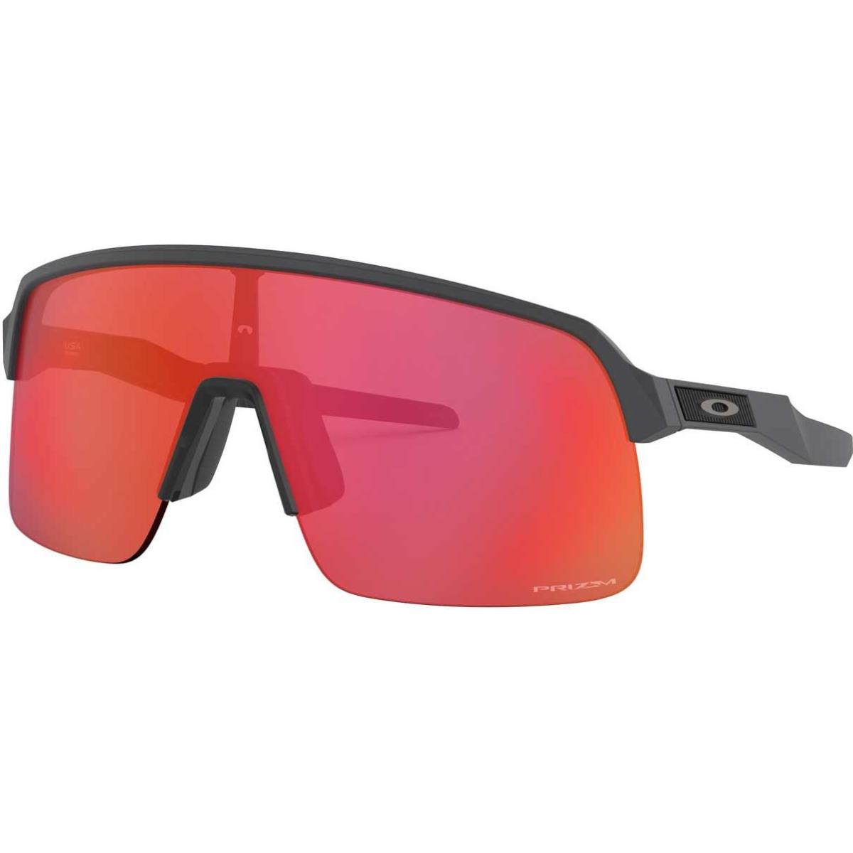 Oakley Sutro Lite Prizm Trail Torch Matte Carbon Frame Sunglasses OO9463-04 39 - Matte Carbon Frame, Red Lens