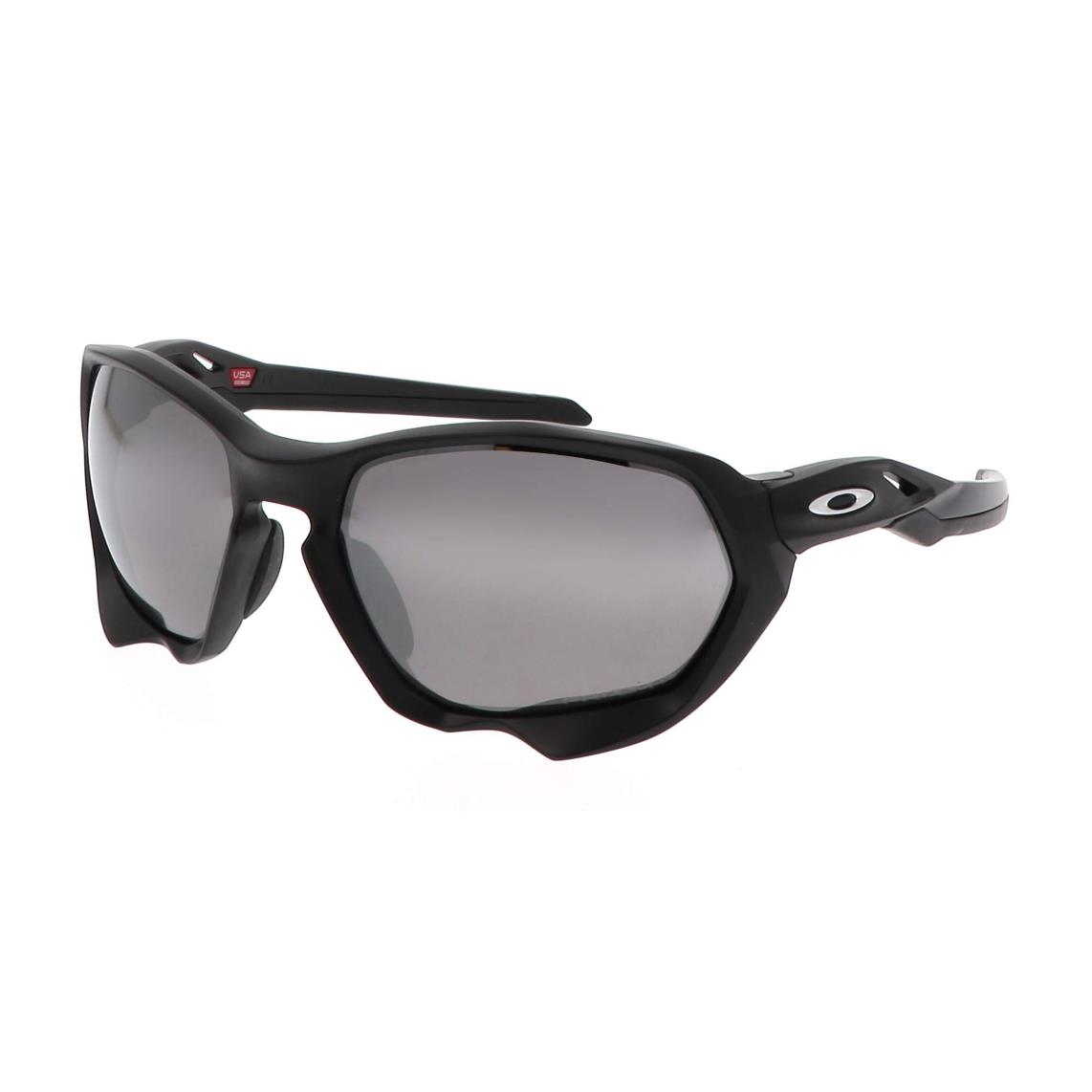 Oakley Plazma Prizm Black Polarized Matte Black Frame Sunglasses OO9019-06 59 - Frame: Black, Lens: Black