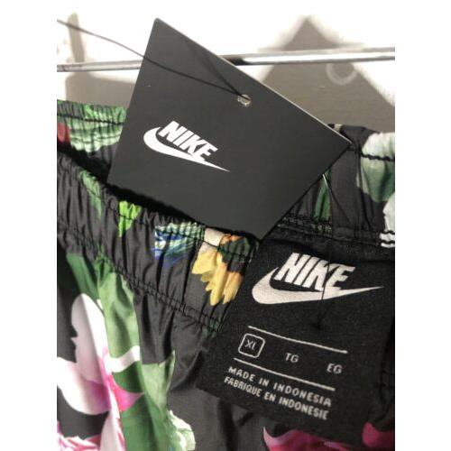 Nike Black Femme Floral Track Pants CU6517-010 XL | 883212155023 