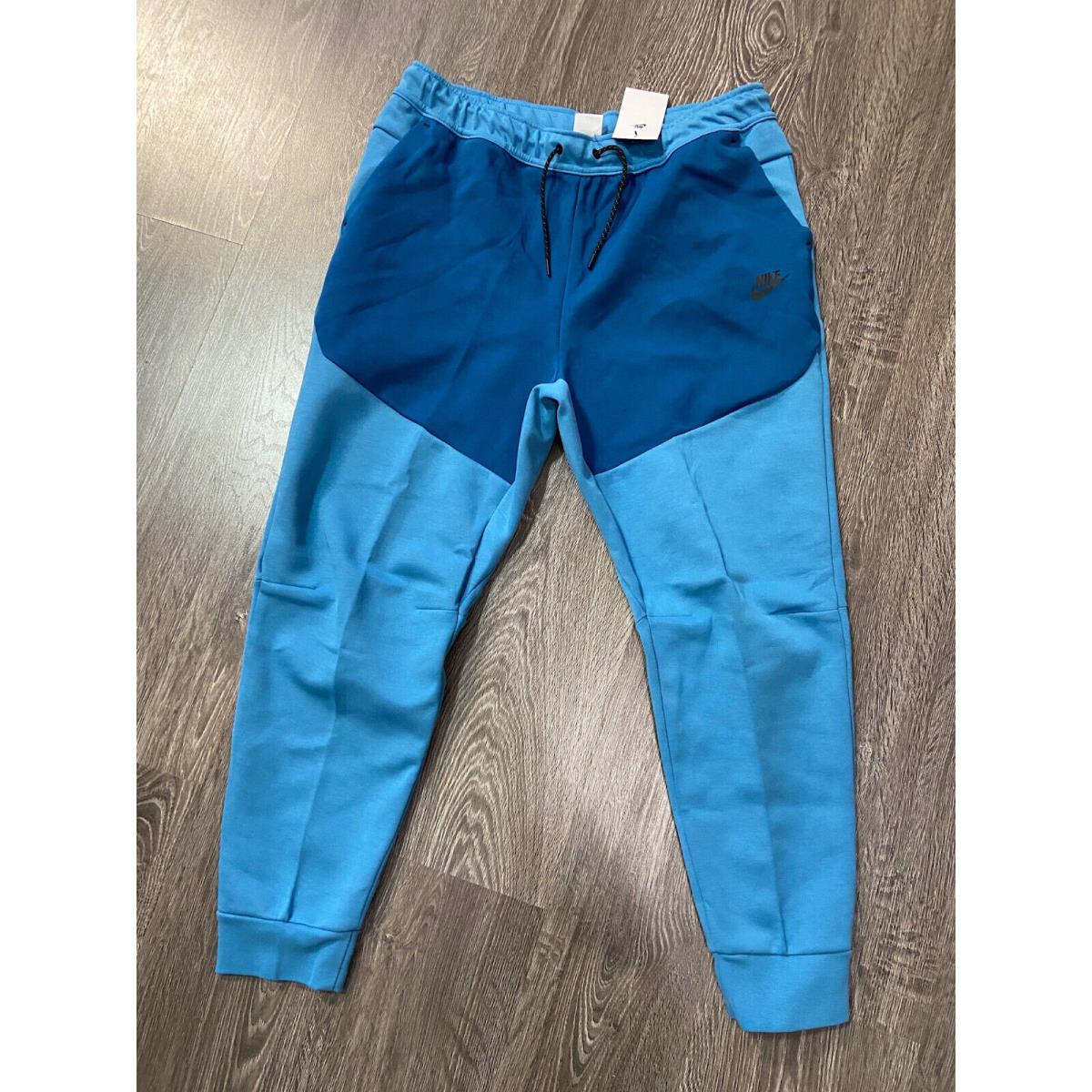 Men`s Nike Sportswear Tech Fleece Joggers Sweatpants L-tall CU4495-469 Blue