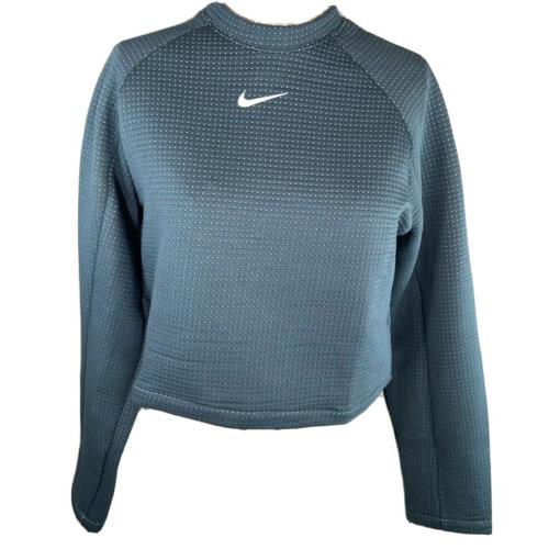 Nike Women`s Tech Fleece Top Size Small Loose Fit Color Tail