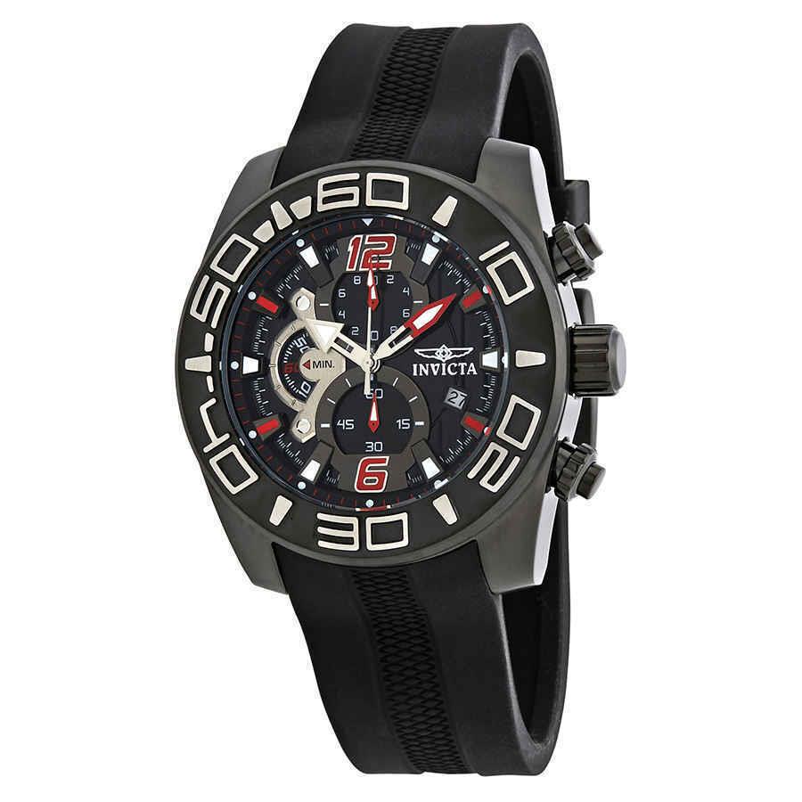 Invicta Pro Diver Chronograph Black Dial Men`s Watch 22811