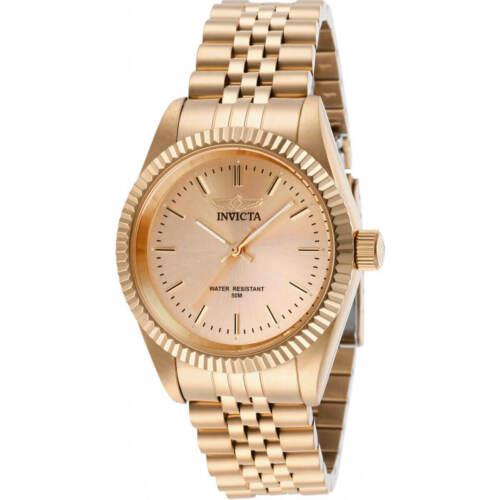 Invicta Women`s Watch Specialty Quartz Rose Gold Tone Dial Steel Bracelet 29417 - Rose Gold Face, Rose Dial, Rose Gold Band