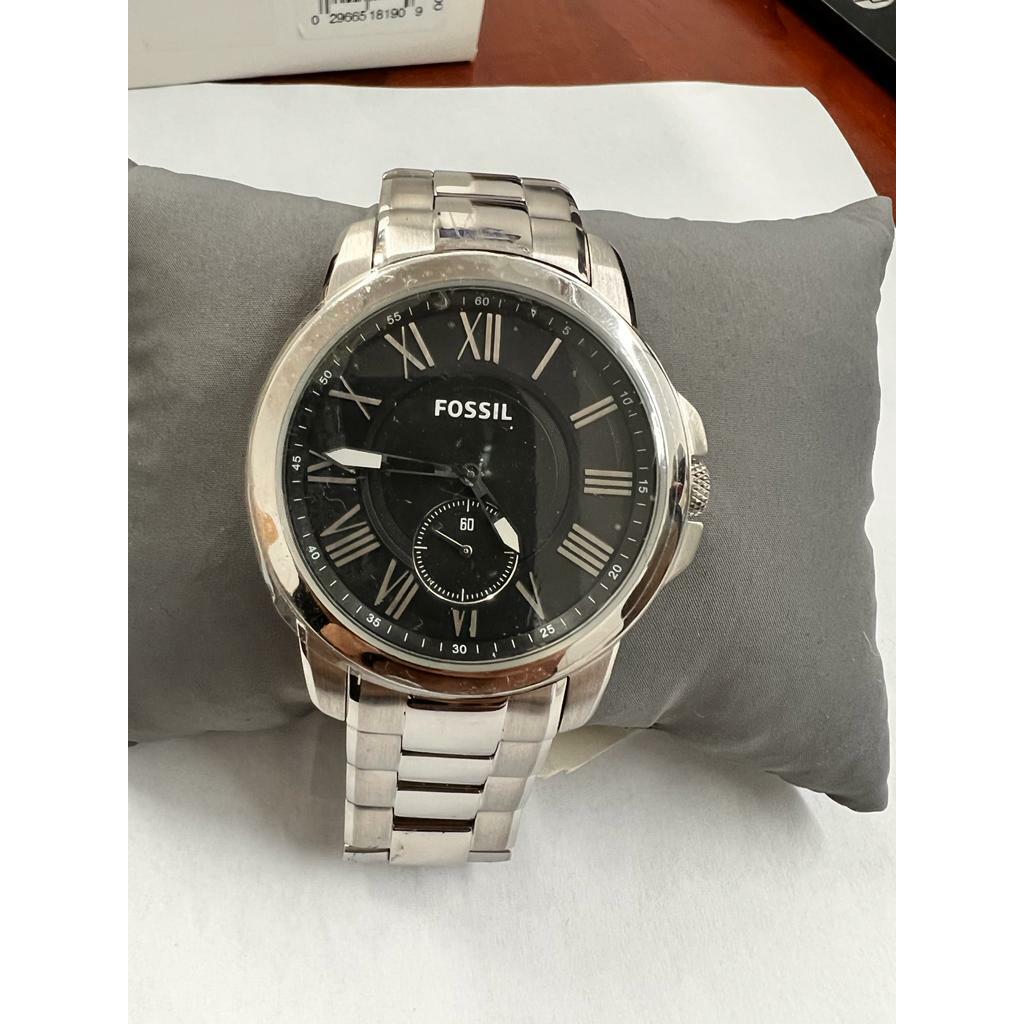 Fossil Men`s Grant Slim Stainless Steel Watch FS4973