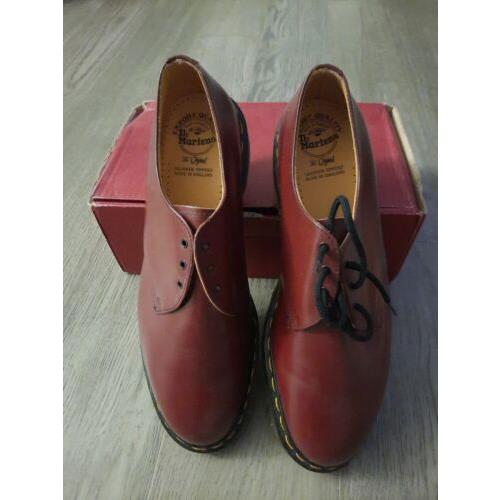 Vintage 1461 Dr Martens Airwair Shoes Cherry Red