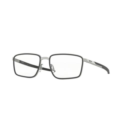 Oakley Spindle OX 3235 Satin Chrome Black 323501 Eyeglasses 54MM - Satin Chrome Black Frame