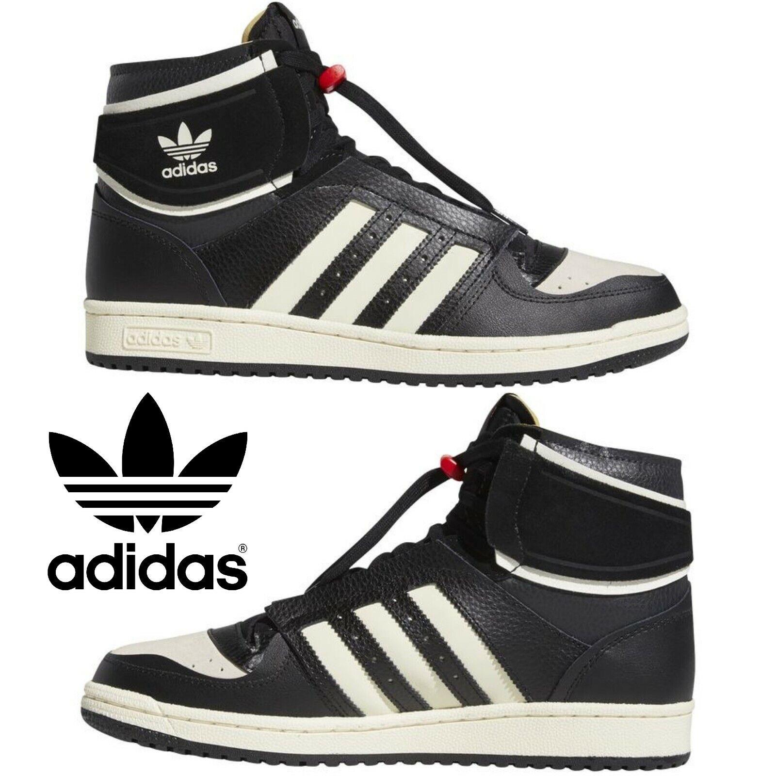Adidas Originals Top Ten Mid Men`s Sneakers Comfort Sport Casual Shoes Black