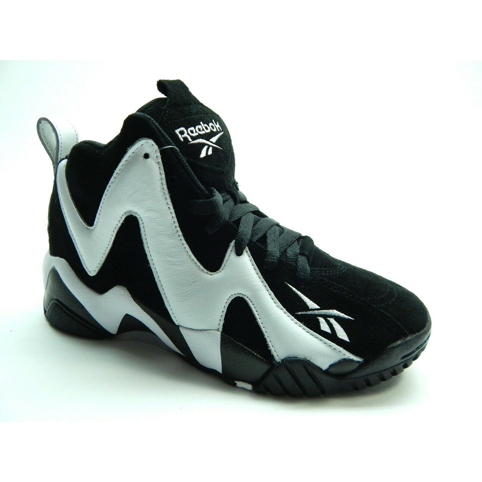 Reebok Kamikaze II Black White FV2969 Basketball Men Shoes Size 7.5