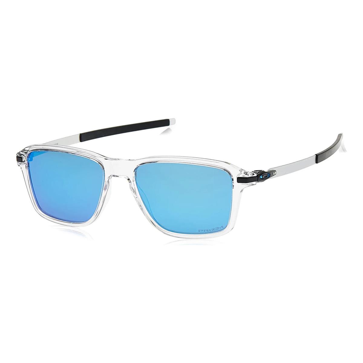 Oakley Wheel House Polishedclear Prizmsapphire Square - Frame: Clear, Lens: Multicolor