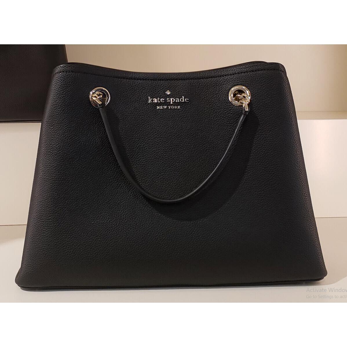 Kate Spade Jordyn Medium Chain Handle Tote Leather Shoulder Bag in Black - Kate  Spade bag - 767883695661 | Fash Brands