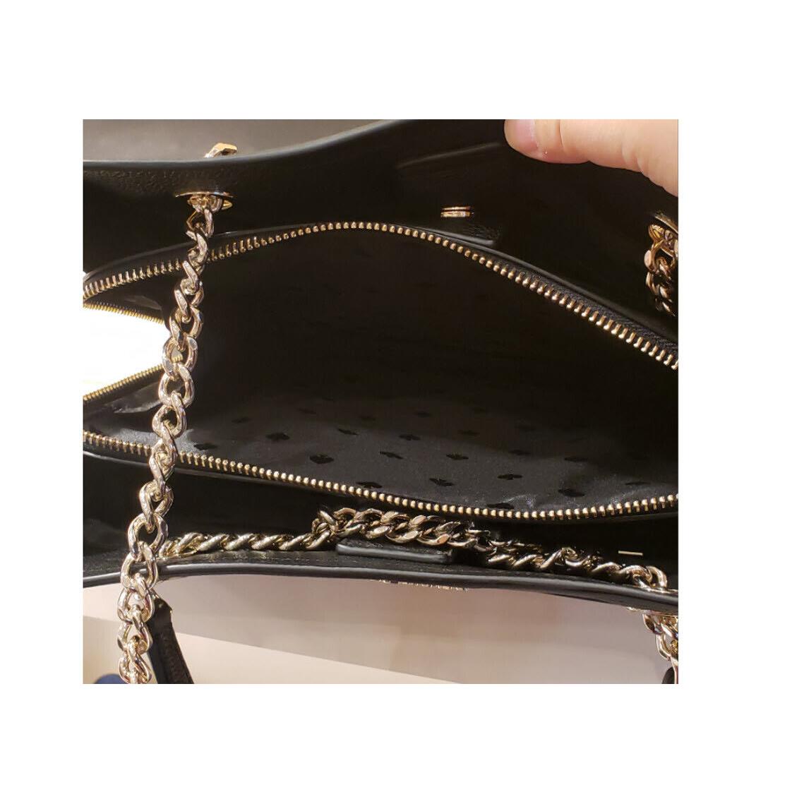 Kate Spade Jordyn Medium Chain Handle Tote Leather Shoulder Bag in Black - Kate  Spade bag - 767883695661 | Fash Brands