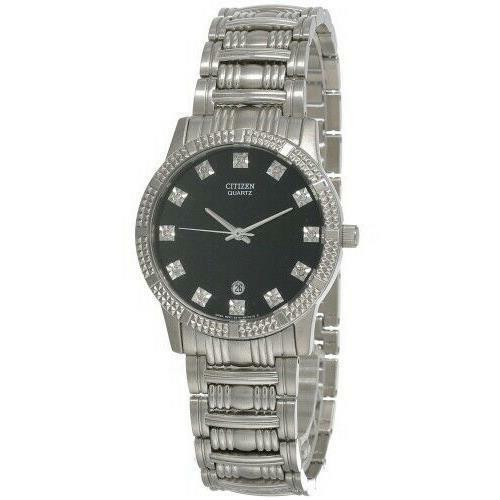 Citizen Men`s Quartz BK2450-57G Stainless Steel Watch