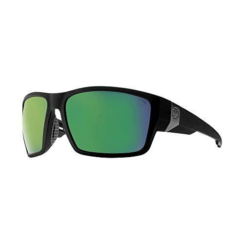 Spy Optics Dirty Mo Tech Soft Matte Black Hd+ Green Spectra Sunglasses