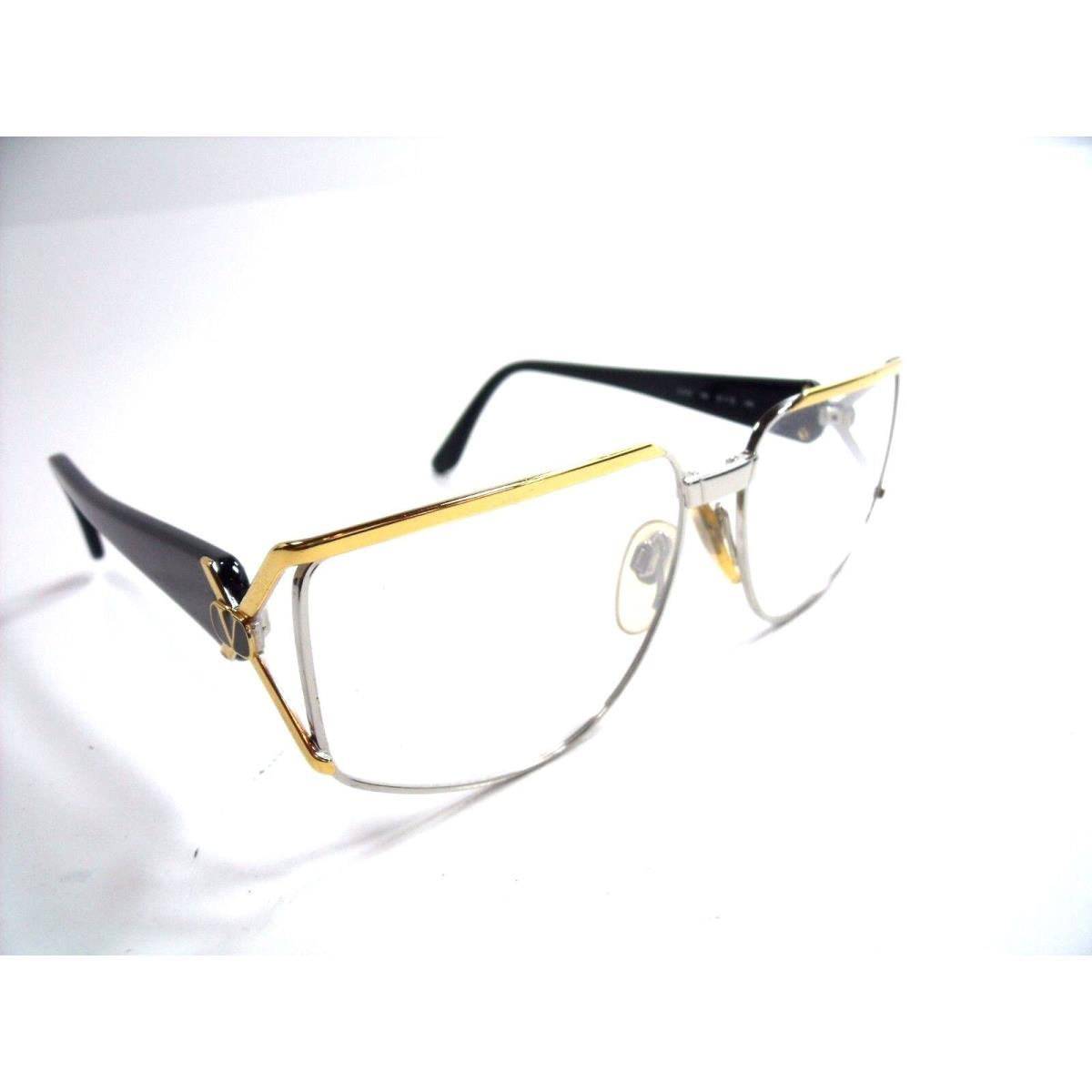 Valentino Eyeglasses V 343 Gold Silver Size 57mm Optical Frame