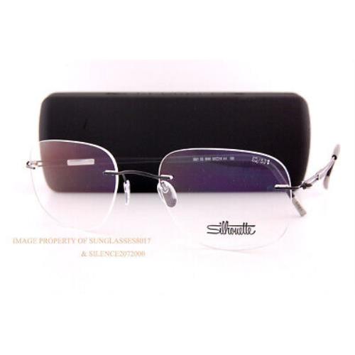 Silhouette Eyeglass Frames Titan Next Generation 5521 EQ 9040 Black