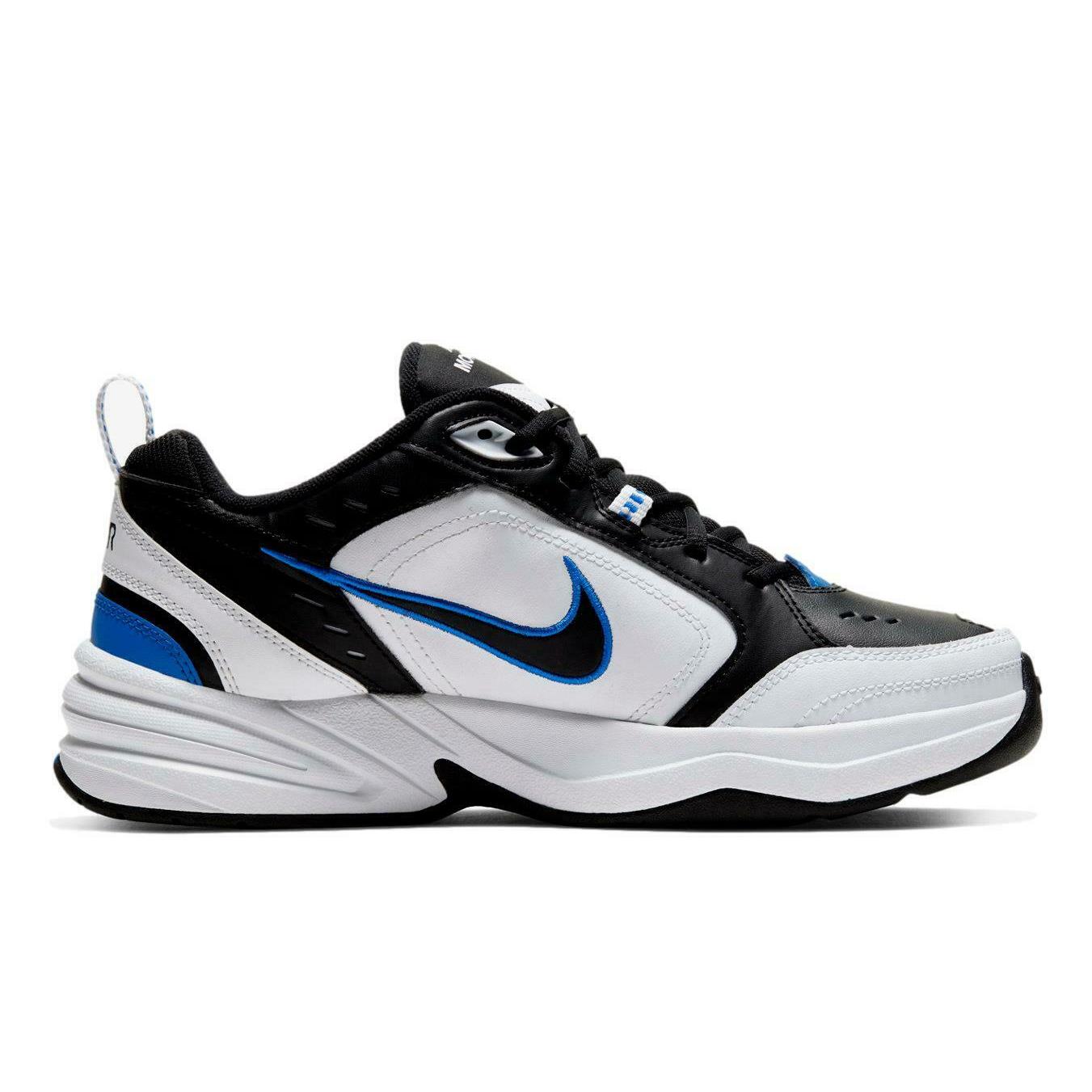 nike monarch white blue