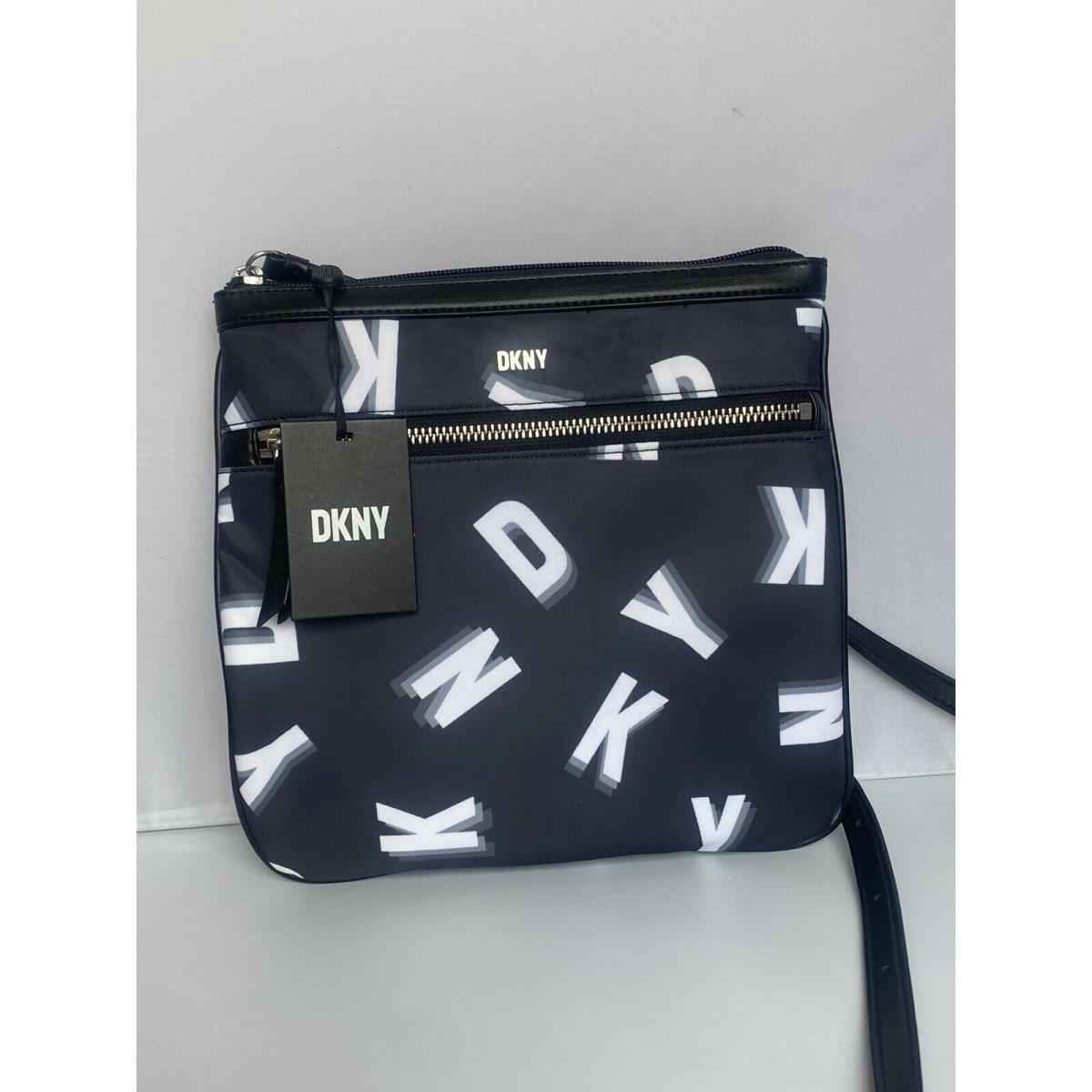 Dkny Casey Zip Crossbody Bag Purse Nylon