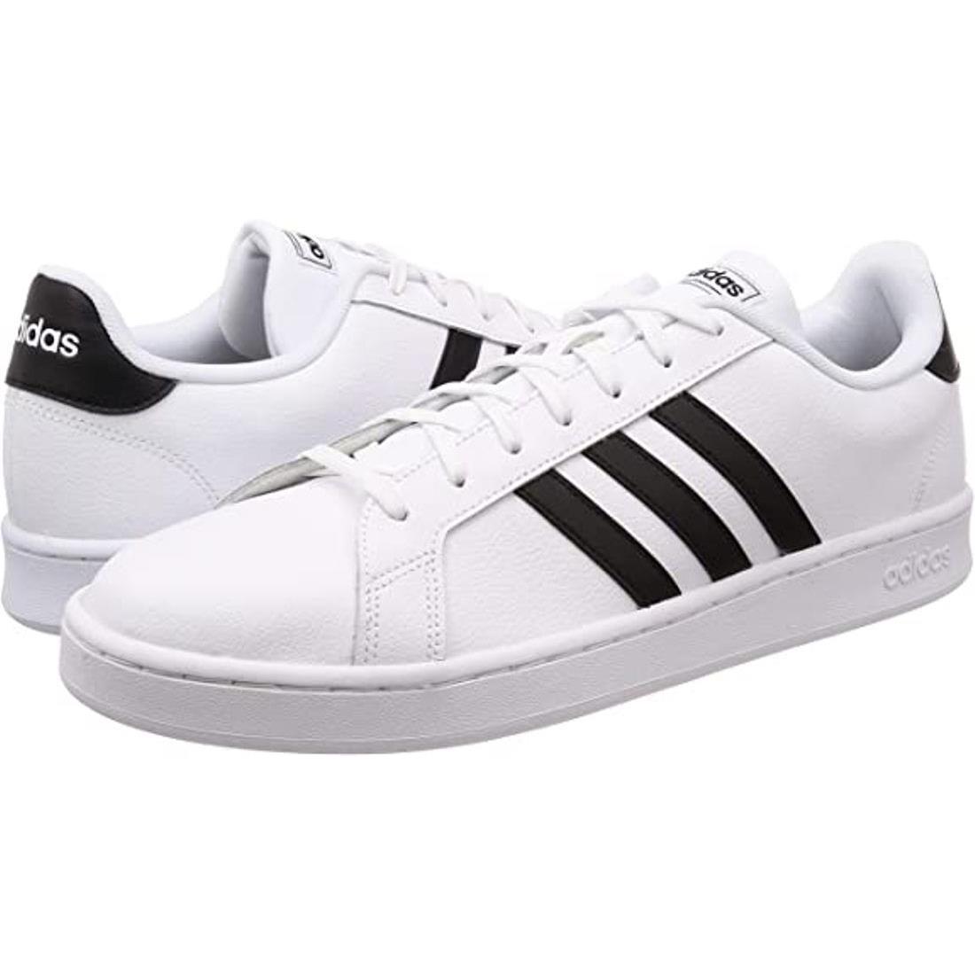 Man Adidas Grand Court Sneaker Shoe F36392 White/black