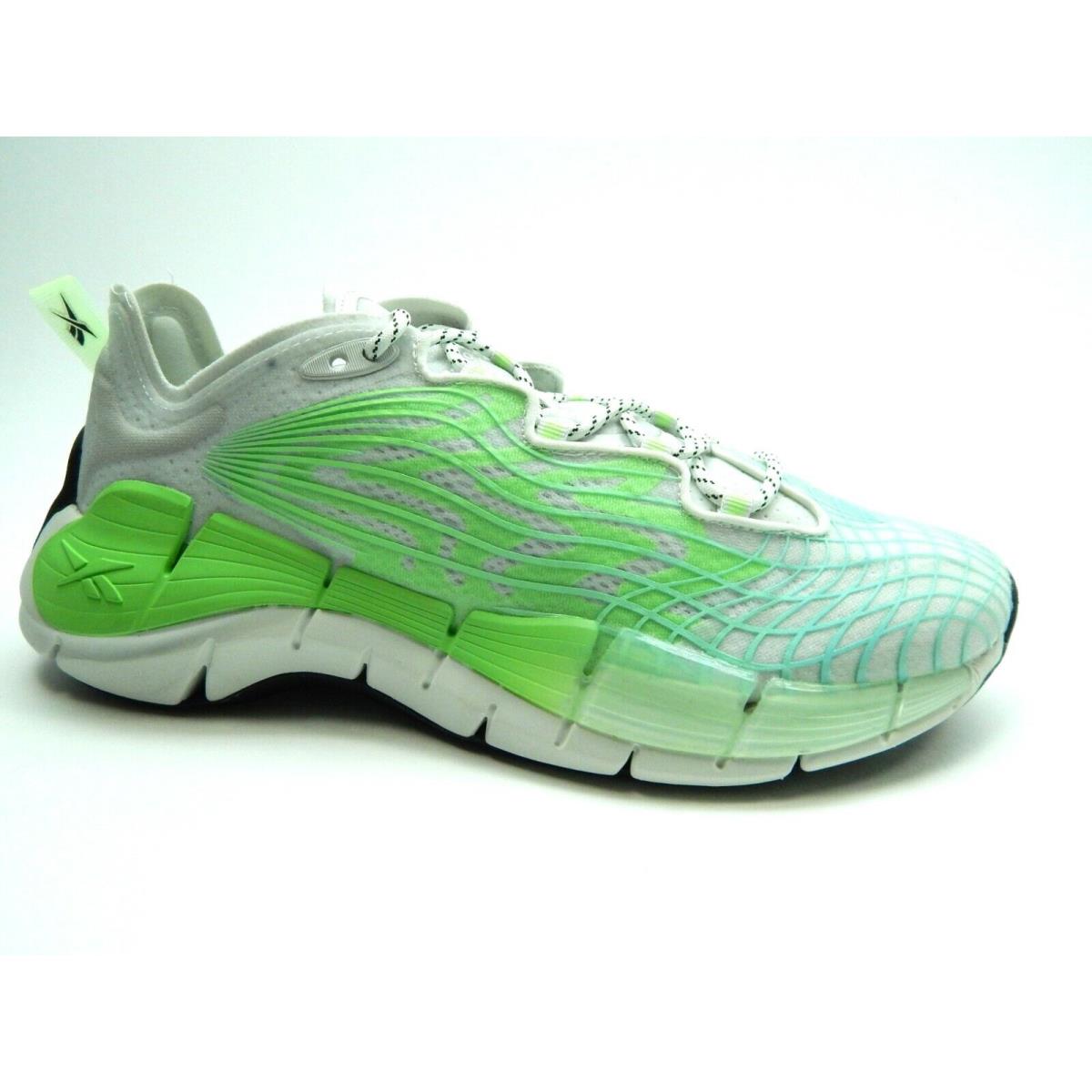Reebok Zig Kinetica II Neon Mint True Grey Running Women Shoes FX9406