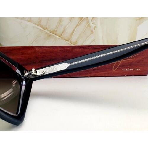 Maui Jim Kini Kini Sunglasses MJ 849-02K Black Frames Grey Polarized ...