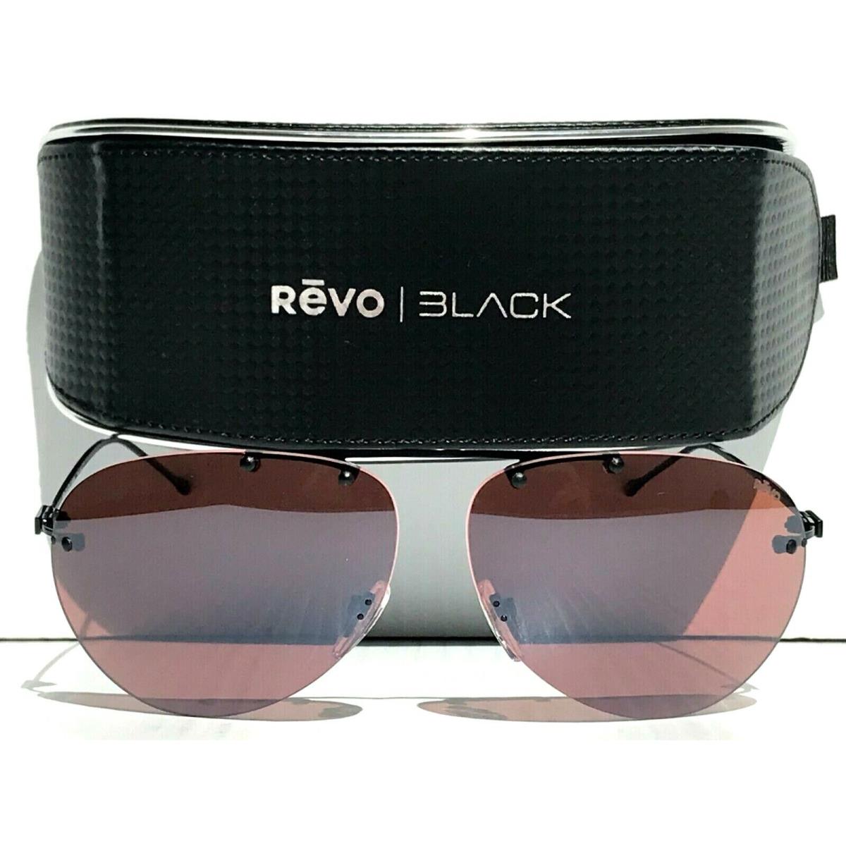 Revo sunglasses AIR - Black Satin Frame, Brown Lens