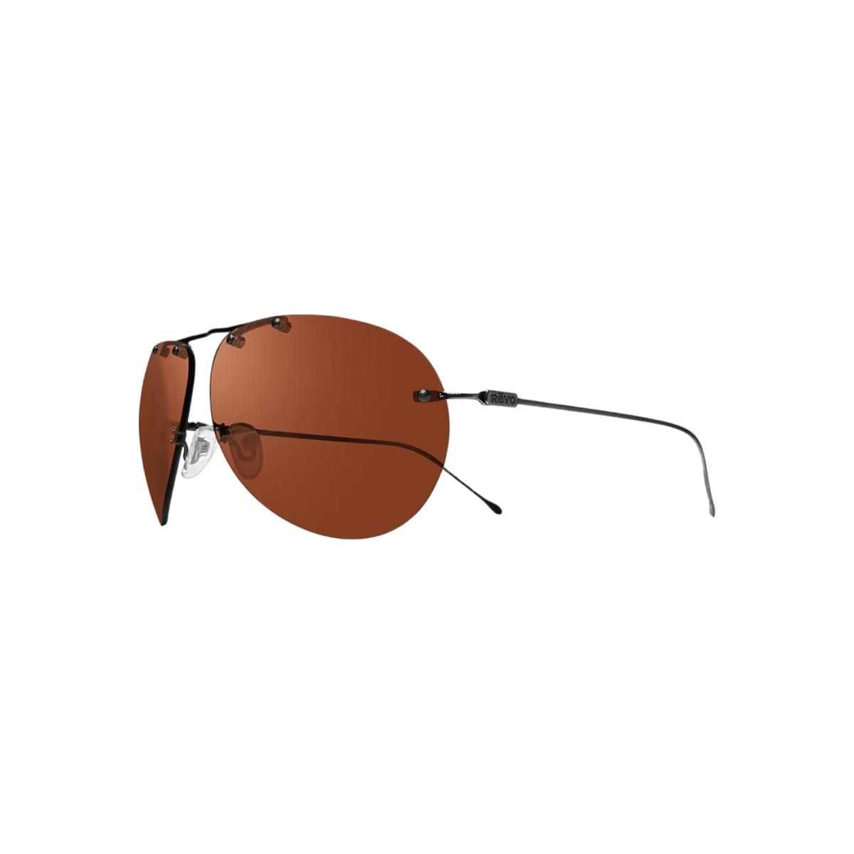 Revo Air 2 Polarized Aviator Rimless Titanium Black Frame 63-11-125