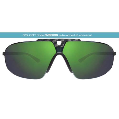 Revo Alpine Shiny Gunmetal Polarized Photochromic Evergreen Sunglass 1182 00 Gnp