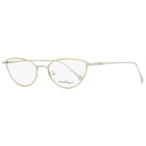 Salvatore Ferragamo Cateye Eyeglasses SF2188 781 Gold/palladium 55mm 2188