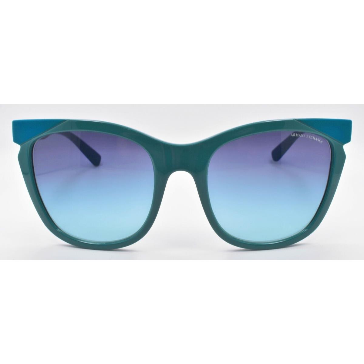 Armani Exchange AX4109S 82124S Women`s Sunglasses Light Blue / Azure Gradient