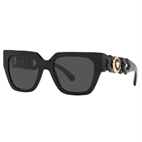 Versace Sunglasses VE 4409-GB1/87 Black W/dark Grey Lens 53mm