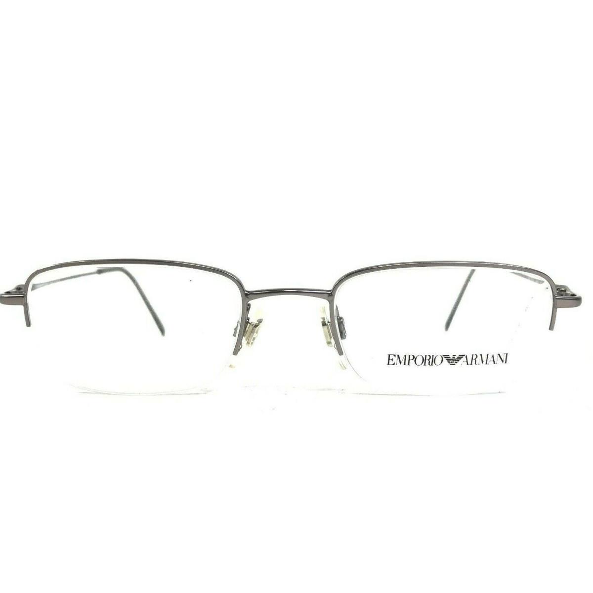 Emporio Armani 137 1214 Eyeglasses Frames Purple Rectangular Half Rim 48-19-135