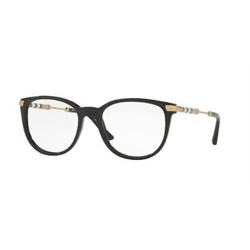 Burberry Eyeglasses BE2255QF 3001 53mm Black / Demo Lens