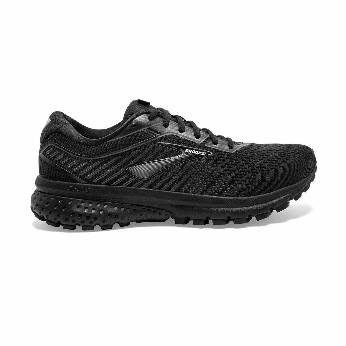 Brooks Men`s Ghost 12 Black/grey 1103161D040 Running Shoes - Black