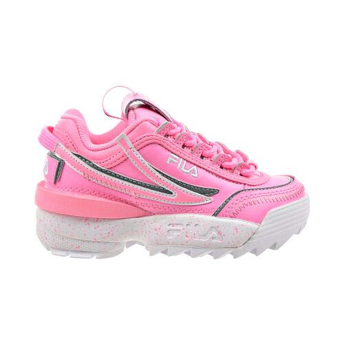 Fila Disruptor II Exp Little Kids` Shoes Pink-white 3XM01562-668 - Pink-White