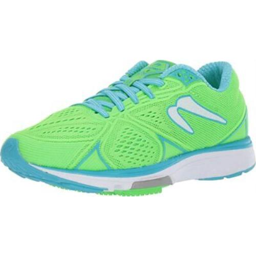 Newton Women`s Fate 5 Running Shoes Shamrock/blue 6 B M US