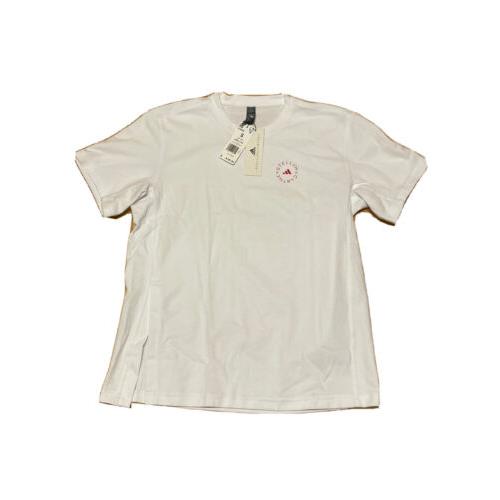 Adidas x Stella Mccartney Women s Cotton T-shirt White GT9442 Size Small