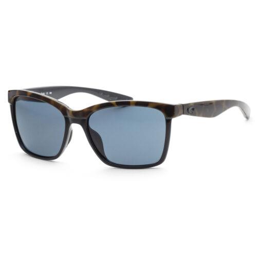 Costa Del Mar Women`s 55mm Shiny Olive Tort On Sunglasses 06S9053-905304-55