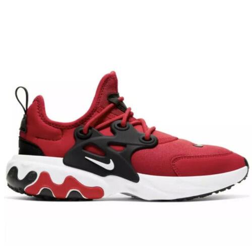 nike react presto red white black