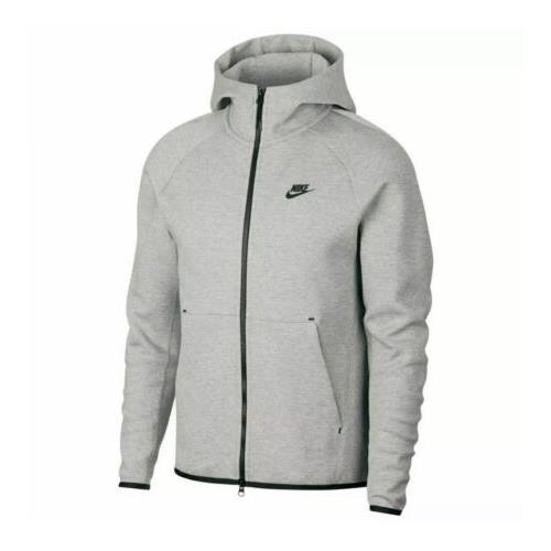 Nike Tech Fleece Full-zip Hoodie Jacket Mens Size XL Heather Grey 928483-063